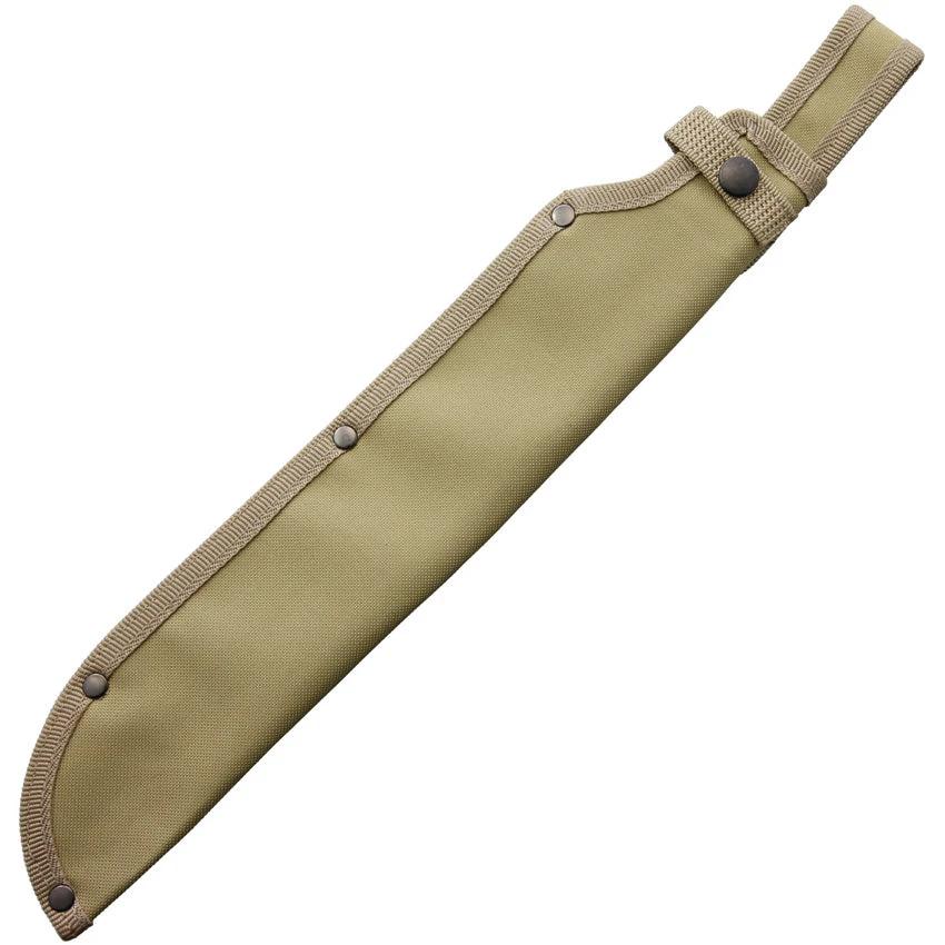 ESEE Darien Machete For Outdoor Enthusiasts With Tan Canvas Sheath 18.13 Inch Overall 12.38 Inch Blade 1075HC by ESEE