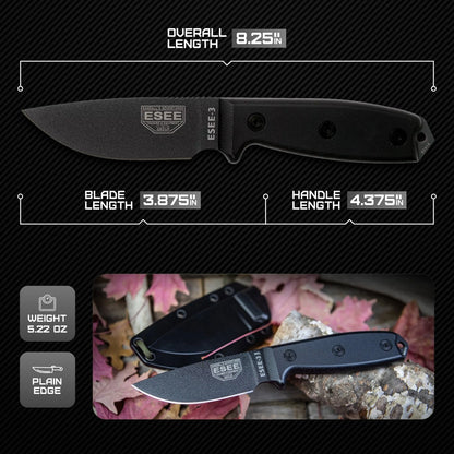 ESEE Model 3 Tactical ESEE-3P-TG-B