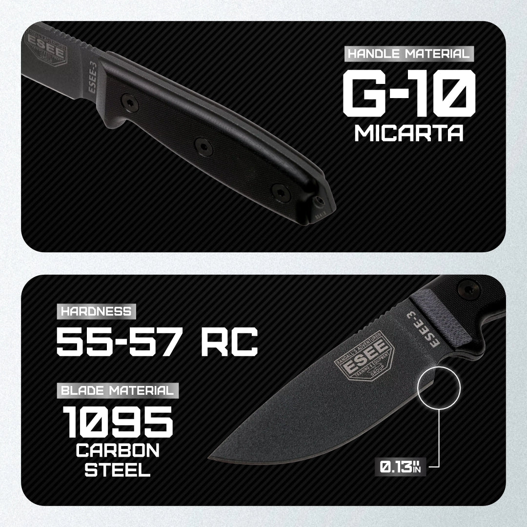 ESEE Model 3 Tactical ESEE-3P-TG-B