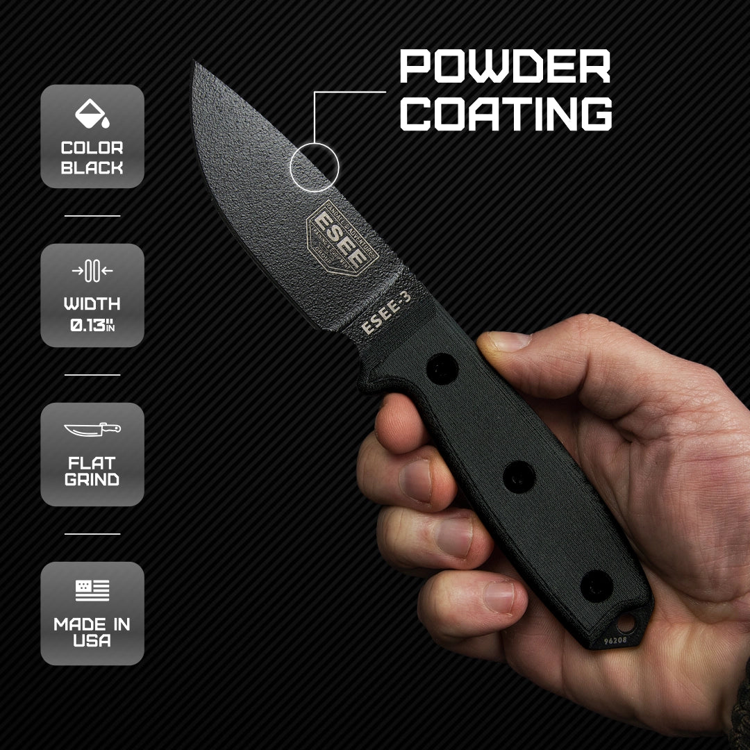 ESEE Model 3 Tactical ESEE-3P-TG-B