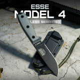 ESEE Model 4 Stainless Serrated ESEE-4S-MB-B by ESEE