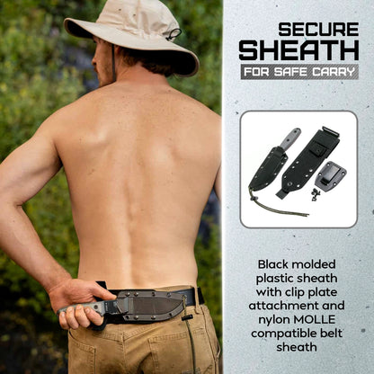 ESEE Model 4 Stainless Serrated ESEE-4S-MB-B