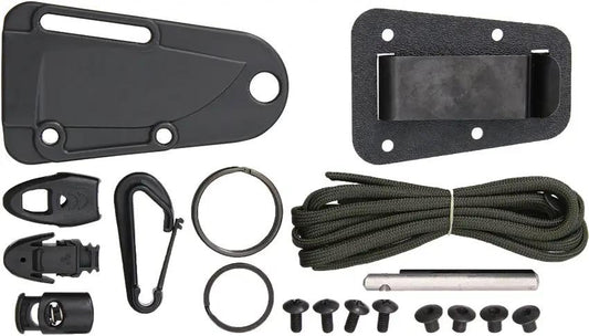 ESEE Izula Dark Earth Survival Knife With Two Point Six Three Inch Blade Rugged Full Kit For Outdoor Enthusiasts by ESEE