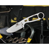 ESEE Imlay Rescue Knife One Piece Construction Fixed Rugged Blade For Survivalists Serrated 440C by ESEE