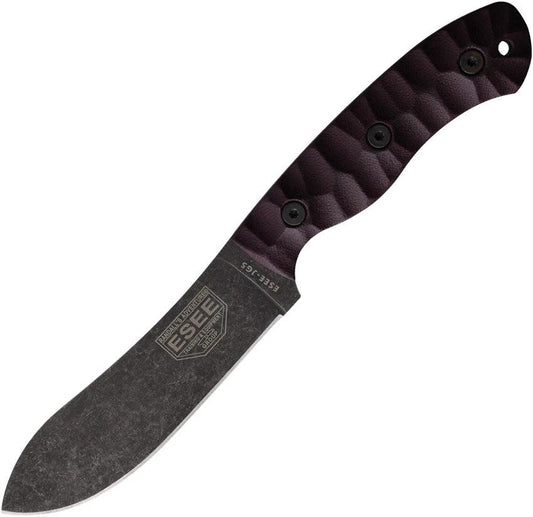 ESEE JG5 Fixed Blade Burgundy Linen ESEE-JG5-LM by ESEE