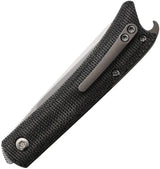 Esnyx Knives Beer Buster Jr Linerlock - M390 Blade Titanium Pocket Clip Bottle Opener by Esnyx Knives