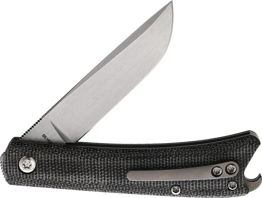 Esnyx Knives Beer Buster Jr Linerlock - M390 Blade Titanium Pocket Clip Bottle Opener by Esnyx Knives