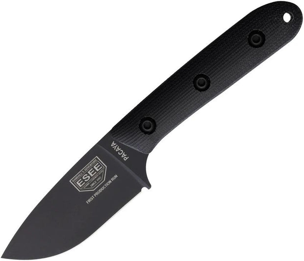 ESEE Pacaya Fixed Blade Black ESEE-PACAYA3V-B by ESEE