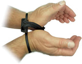 EURO SECURITY PRODUCTS Textile Disposable Handcuffs HT-01-B - Pack of 5 Black Ribbon Fabric with 140kg Tear Strength by EURO SECURITY PRODUCTS
