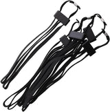 EURO SECURITY PRODUCTS Textile Disposable Handcuffs HT-01-B - Pack of 5 Black Ribbon Fabric with 140kg Tear Strength by EURO SECURITY PRODUCTS