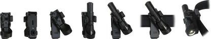 EURO SECURITY PRODUCTS Universal Flashlight Holder LHU 54 27 24 26 - 360 Degree Rotation Plastic Mount for ARTAX by EURO SECURITY PRODUCTS