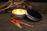 Exotac CandleTIN Emergency Survival Candle - 6 Hour Burn Time With 3 Wicks And Brighter Light by Exotac