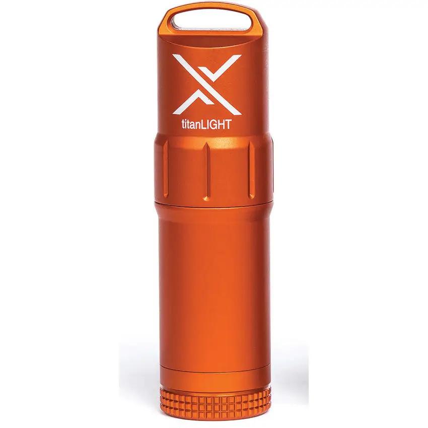 Exotac TitanLIGHT Refillable Lighter - Waterproof Leak Proof With One Revolution QuickTHREAD Cap by Exotac