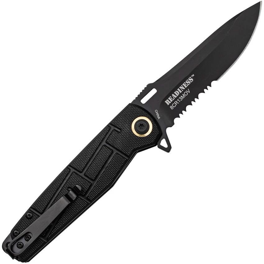 Elite Tactical Tactical Linerlock Black ET-A001BKS by Elite Tactical