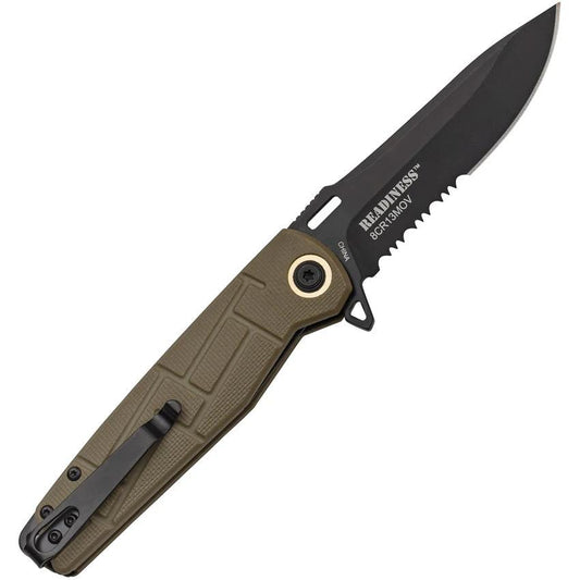 Elite Tactical Tactical Linerlock Tan ET-A001TNS by Elite Tactical