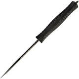ETE Tactical ETEK1502 Fixed Blade Knife - D2 Tool Steel TiNi Sawback With Full Tang Glass Breaker And MOLLE Sheath by ETE