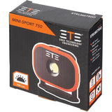 ETE Mini Sport Flood Light ETELMS750O - Rechargeable 750 Lumen High Mode With 180 Degree Swivel Magnetic Base by ETE