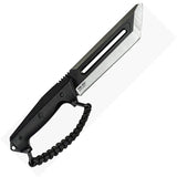 Elite Tactical The Rig 8Cr13MoV Tanto Knife With Black G10 Handle And Extended Tang by Elite Tactical