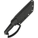 Elite Tactical The Rig 8Cr13MoV Tanto Knife With Black G10 Handle And Extended Tang by Elite Tactical