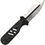 Elite Tactical The Minion ET FIX008 5.5 Inch D2 Satin Double Edge Full Tang Fixed Blade With Black G10 Handle by Elite Tactical