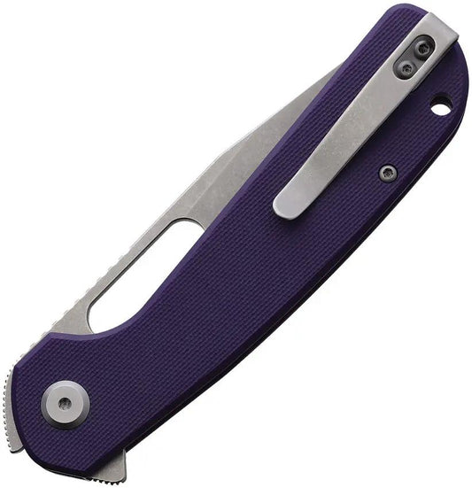 Eutektik Trinity Linerlock Purple G10 E-TRINITY PURPLE G10 by Eutektik