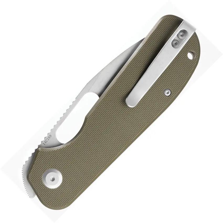 Eutektik EFD Linerlock SW OD G10 EFD STONEWASH OD GREEN G10 by Eutektik