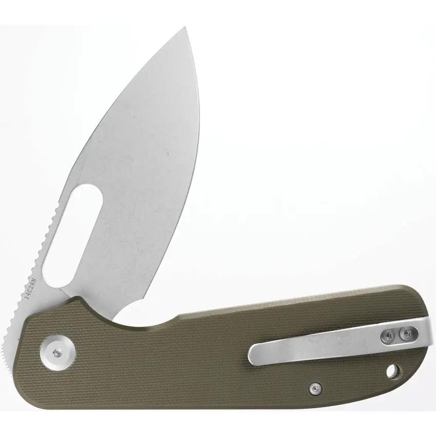 Eutektik EFD Linerlock SW OD G10 EFD STONEWASH OD GREEN G10 by Eutektik
