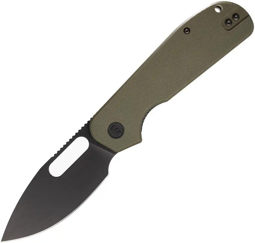 Eutektik EFD Linerlock BSW OD G10 EFD BLACKWASH OD GREEN G10 by Eutektik