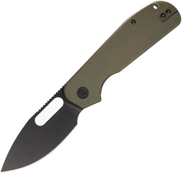 Eutektik EFD Linerlock BSW OD G10 EFD BLACKWASH OD GREEN G10 by Eutektik