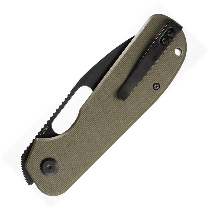 Eutektik EFD Linerlock BSW OD G10 EFD BLACKWASH OD GREEN G10 by Eutektik