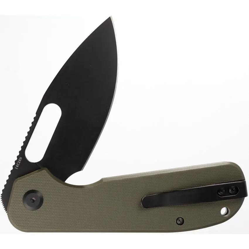Eutektik EFD Linerlock BSW OD G10 EFD BLACKWASH OD GREEN G10 by Eutektik