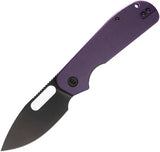Eutektik EFD Linerlock BSW Purple G10 EFD BLACKWASH PURPLE G10 by Eutektik