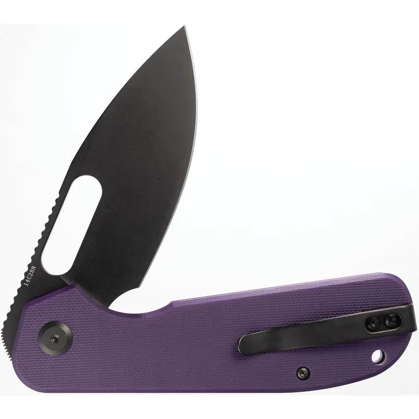 Eutektik EFD Linerlock BSW Purple G10 EFD BLACKWASH PURPLE G10 by Eutektik