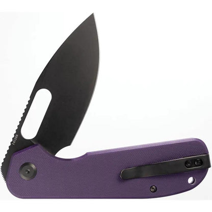 Eutektik EFD Linerlock BSW Purple G10 EFD BLACKWASH PURPLE G10 by Eutektik