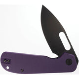 Eutektik EFD Linerlock BSW Purple G10 EFD BLACKWASH PURPLE G10 by Eutektik