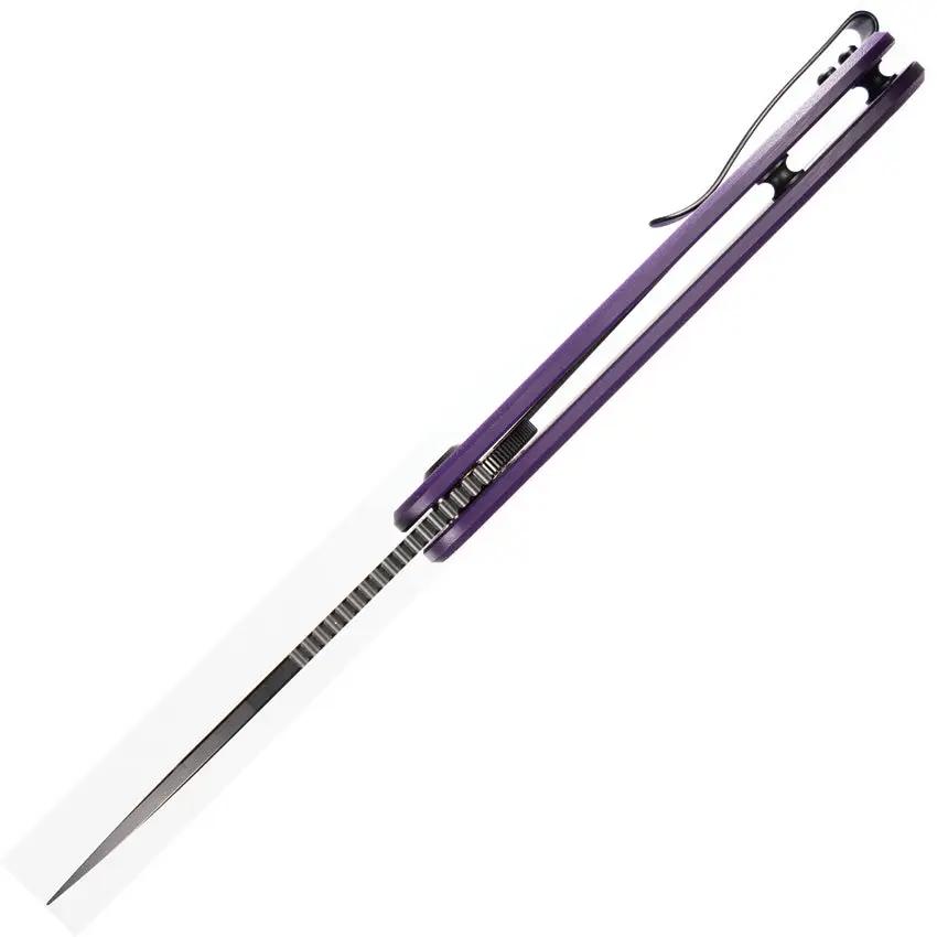 Eutektik EFD Linerlock BSW Purple G10 EFD BLACKWASH PURPLE G10 by Eutektik