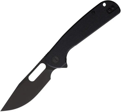 Eutektik Trinity Linerlock BSW Black TRINITY BLACKWASH BLACK G10 by Eutektik