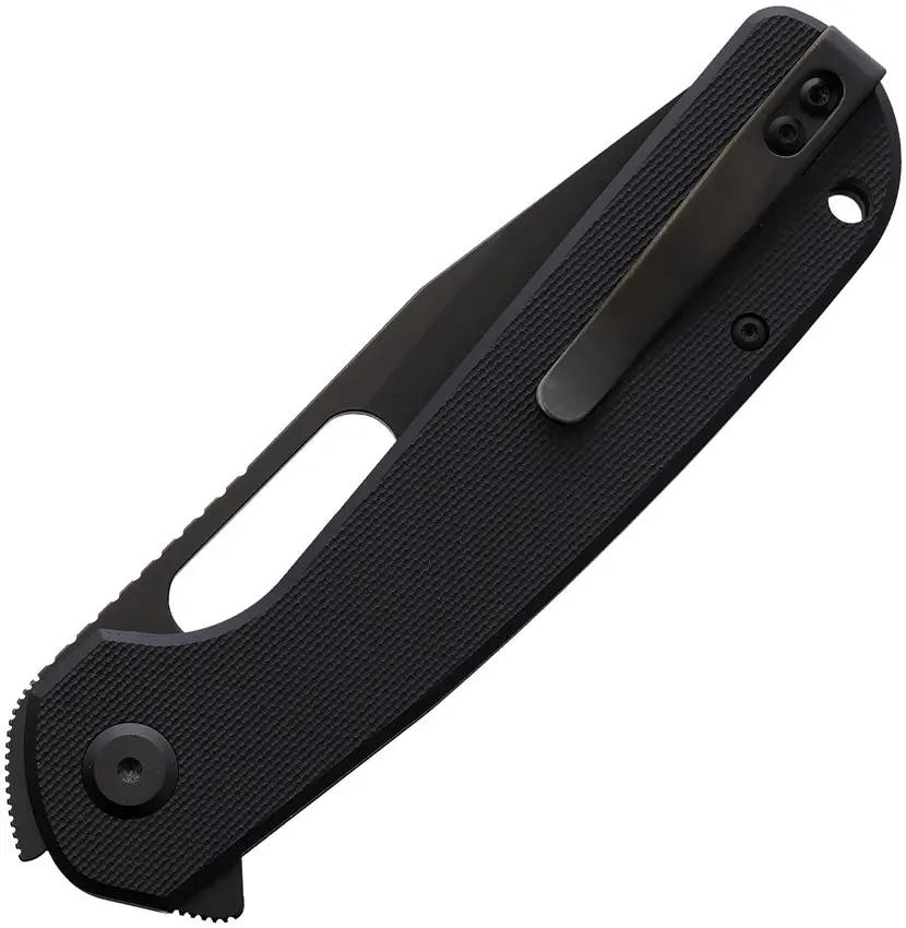 Eutektik Trinity Linerlock BSW Black TRINITY BLACKWASH BLACK G10 by Eutektik
