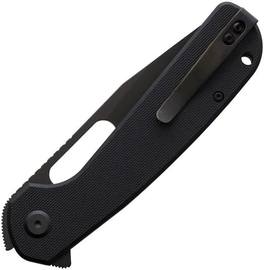 Eutektik Trinity Linerlock BSW Black TRINITY BLACKWASH BLACK G10 by Eutektik
