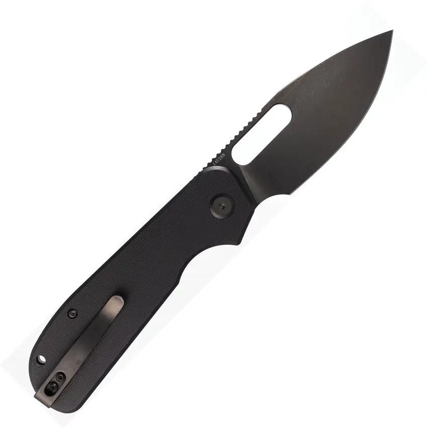 Eutektik Trinity Linerlock BSW Black TRINITY BLACKWASH BLACK G10 by Eutektik