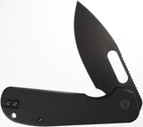 Eutektik Trinity Linerlock BSW Black TRINITY BLACKWASH BLACK G10 by Eutektik
