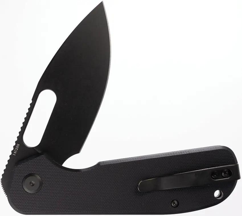 Eutektik Trinity Linerlock BSW Black TRINITY BLACKWASH BLACK G10 by Eutektik