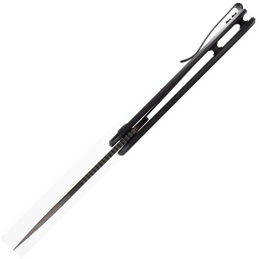 Eutektik Trinity Linerlock BSW Black TRINITY BLACKWASH BLACK G10 by Eutektik
