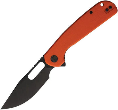 Eutektik Trinity Linerlock BSW Orange TRINITY BLACKWASH ORANGE G10 by Eutektik