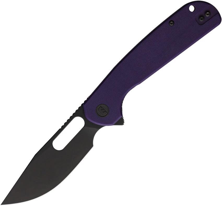 Eutektik Trinity Linerlock BSW Purple TRINITY BLACKWASH PURPLE G10 by Eutektik