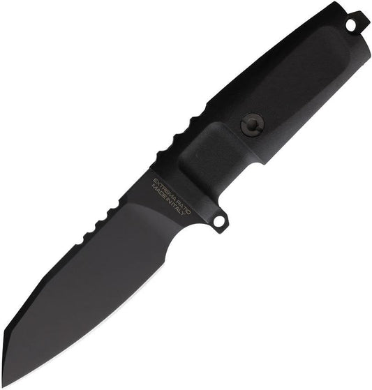 Extrema Ratio Task C Fixed Blade Knife 8.38in N690 Black Forprene Handle With Multi Position Sheath For Tactical Fans by Extrema Ratio