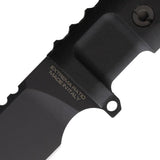 Extrema Ratio Task C Fixed Blade Knife 8.38in N690 Black Forprene Handle With Multi Position Sheath For Tactical Fans by Extrema Ratio