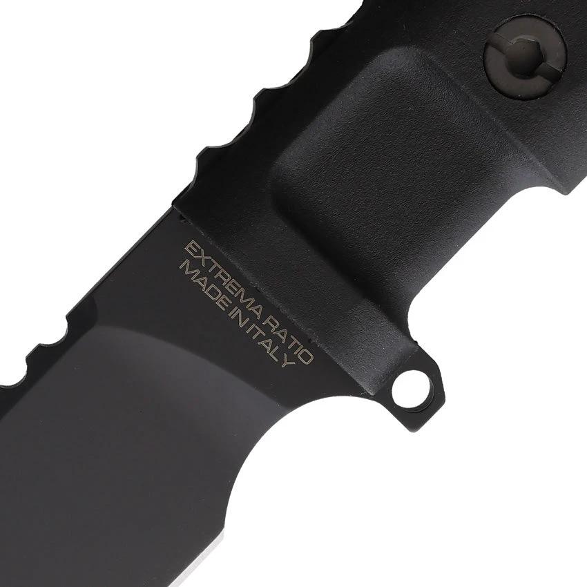 Extrema Ratio Task C Fixed Blade Knife 8.38in N690 Black Forprene Handle With Multi Position Sheath For Tactical Fans by Extrema Ratio