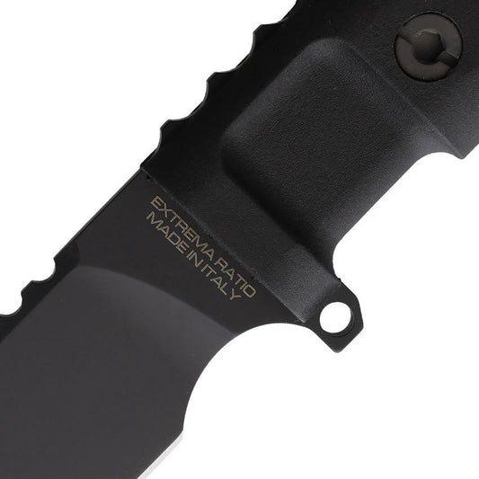 Extrema Ratio Task C Fixed Blade Knife 8.38in N690 Black Forprene Handle With Multi Position Sheath For Tactical Fans by Extrema Ratio