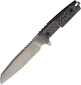 Extrema Ratio Task Knife Carbon Titanium Blade Partially Serrated Limited Edition For Tactical Collectors by Extrema Ratio